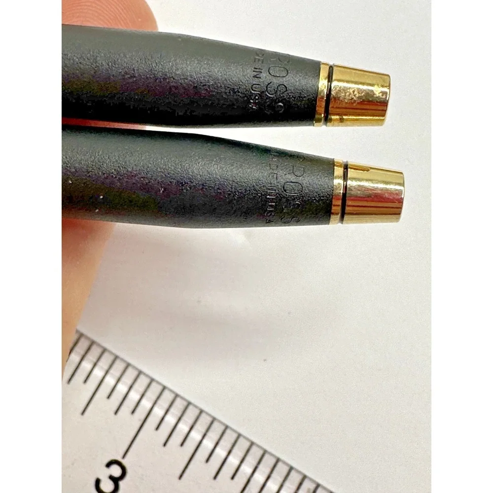 Cross‎ Pen Pencil set Ladies Matte Black Ink Case Ballpoint Mechanical Pouch USA